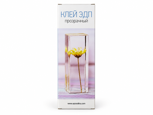 Клей эпоксидный ЭДП, прозрачный, 1 кг