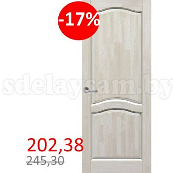 ОКА дверное полотно «Лео» ПВДГ 20-8, структур, слоновая кость, 2000×800×40 мм