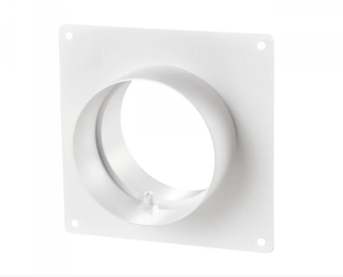 Соединитель ПВХ d150,353 с пластиной для круглых каналов