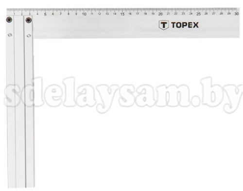 Угольник TOPEX  350мм алюминиевый 30C364
