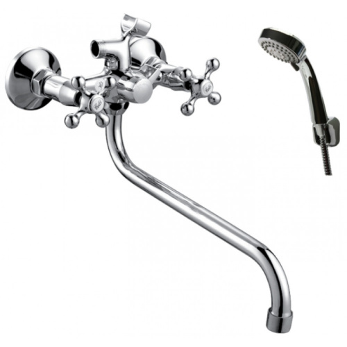 Смеситель для ванны с маховиками CITY (керам.шайбы)  21100054