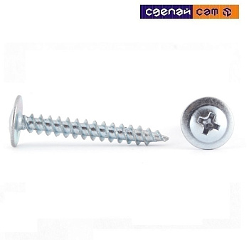 Саморез с п/ш, острый 4,2х19 (пакет/150шт) ( Саморез с прессшайбой острый )