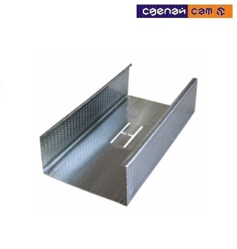 Профиль стоечный ПС(СW)100х50, толщ. 0,5мм, 3м