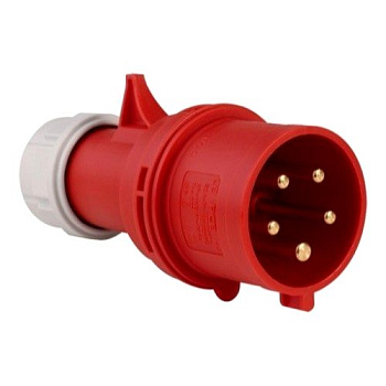 Вилка ВП32-902 промышленного назначения с нейтральным и заземляющим контактами 