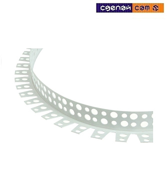 Угол арочный ПВХ 3м