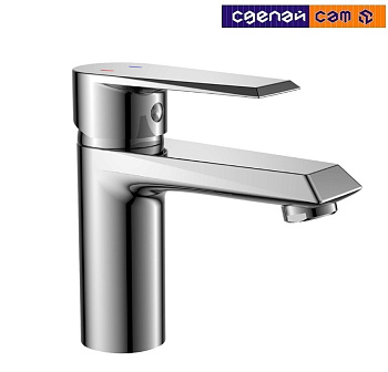 Смеситель одноручный для умывальника (35мм) хром  RS28-11