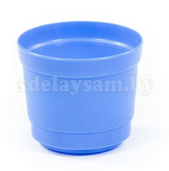 Горшок цветочный "Жасмин" h=105 мм - 0.8 л синий персидский