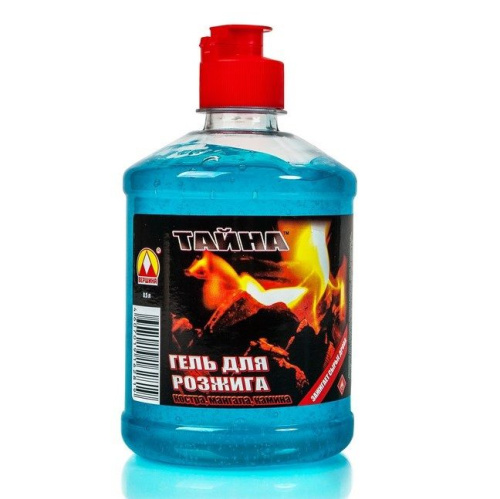 Средство для костров и мангалов "Тайна розжига", гель 0,5л.