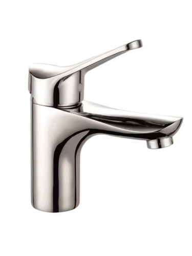 Смеситель для умывальника Falcon из латуни настольный с литым изливом, картр. D40 и подв.60 см  8721