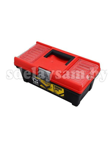 Ящик для инструментов Stuff Semi Profi CARBO 12" красн. (312x167x130), ПОЛЬША