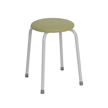 Табурет круглый «Пенёк крепкий 220» с ЛДСП (Оливковый)