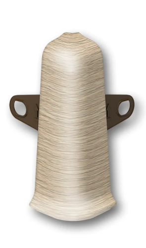 Угол наружный  для плинтуса 70мм "Идеал Деконика", 213 Дуб северный