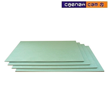Подложка листовая зеленая 1000х500х3мм (Солид Вест) 5м2