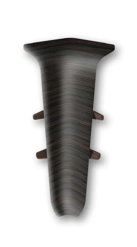 Угол внутренний для плинтуса 70мм "Идеал Деконика", 303 Венге темный