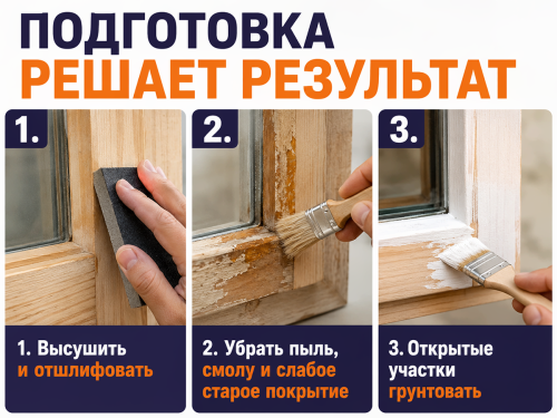 Краска ТЕХНИКС для окон и дверей ВД-АК-1 УМ, белая полуматовая, 1 кг фото 3