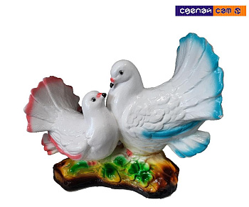 Изделие из гипса (Голубь и голубка)