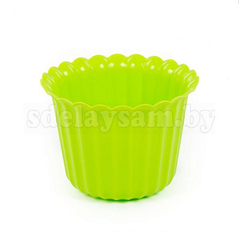 Горшок цветочный "Виола"  h=74 мм - 0,25 л лимонно-зеленый