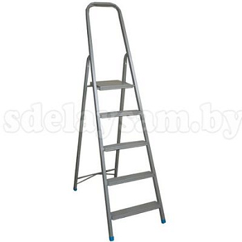 Стремянка 5-ти ступенчатая алюминиевая