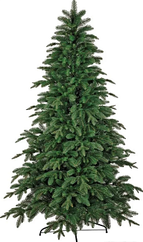 Ель искусственная "Красавица 100% Литая" темно-зеленая 2,2 м